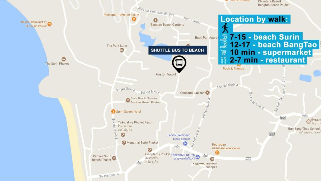 The Aristo By Holy Cow, 2-Br, 60 M2, Pool View Apartment Pantai Surin Luaran gambar